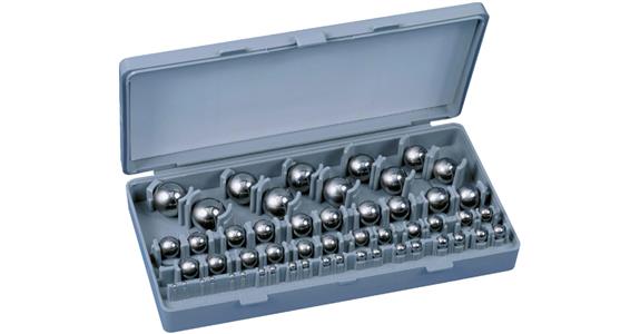 Precision calibration ball set 50 pcs. MR 1-25mm graduation 1mm error limit 3 µm