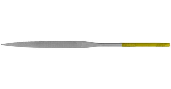 CORINOX®-Nadelfeile flachspitz für VA-Stahl exotische Legier. L=180 mm S-Hieb 2
