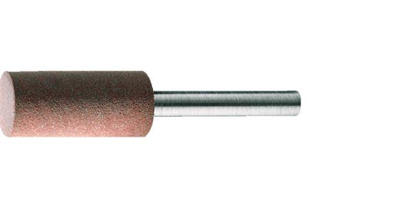 Poliflex®-Zylinder-Feinschleifstift Edelkorund rosa Gummi-Bindung K120 15x25 mm