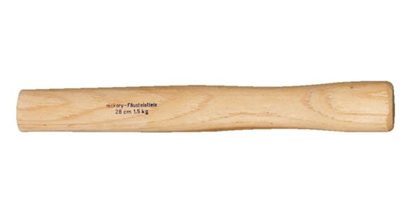 Hickory handle curved length 260 mm for mallet 1-1.25 kg