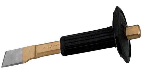 Electricians’ slotted chisel with hand guard CV air-hardening steel 34x250 mm