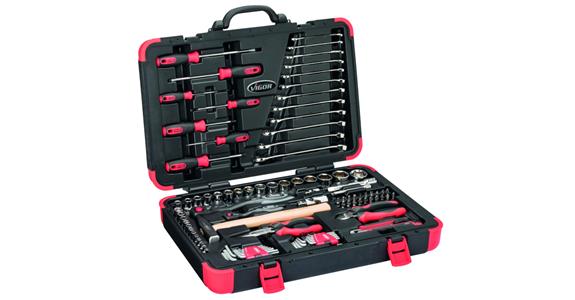 Tool case universal 1/4+1/2 inch 95 pieces
