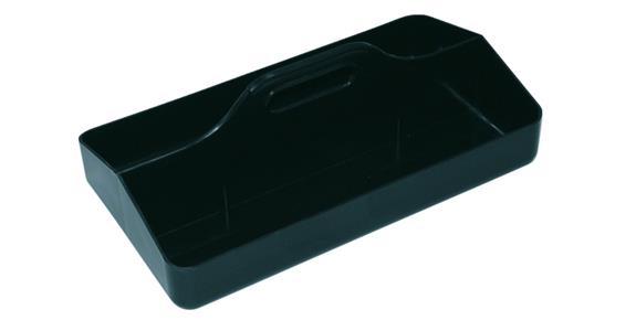 ESD tool box plastic black, can be equipped with cat. no. 83305 105