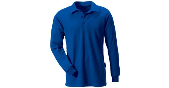 Polo shirt long-sleeved flame-retardant cornflower blue size S