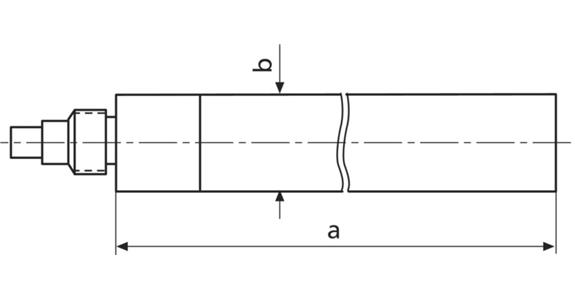 Verlängerung für Meßbereich 20-25 mm 44 Av, länge 100 mm