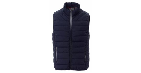 Time quilted vest navy size M