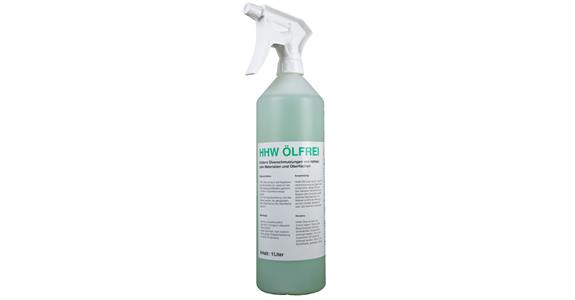 Oil-free oil contamination remover solvent-free biodegradable 1 litre bottle