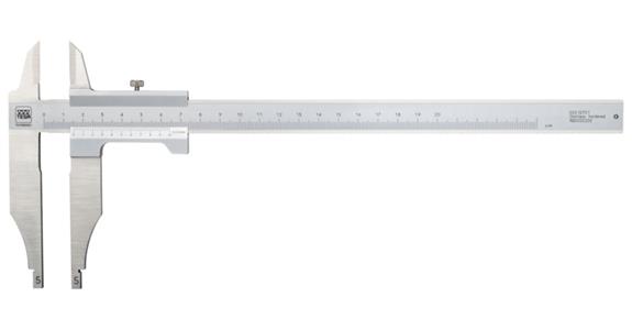 Präzisions-Werkstattmessschieber 0-200 mm Ablesung 0,05 mm mm/inch
