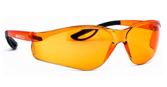 Schutzbrille Raptor Orange Scheibe orange