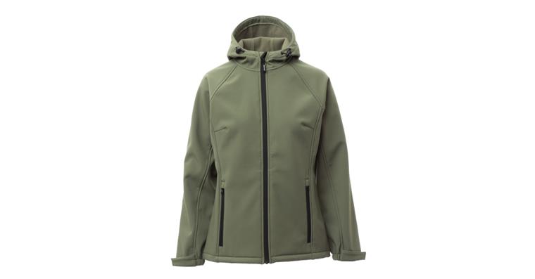 Damen Softshell-Jacke Gale Lady khaki Gr.L