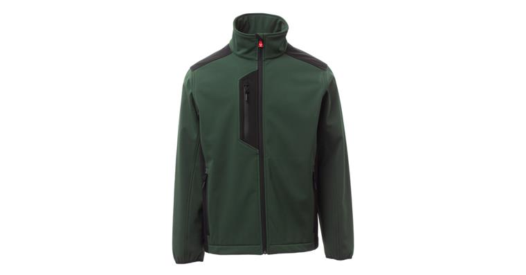 Softshell-Jacke Galway grün/schwarz Gr.M