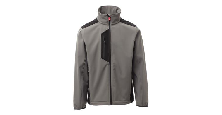 Softshell-Jacke Galway grau/schwarz Gr.L