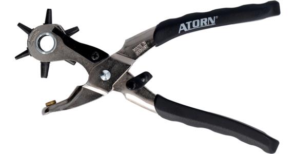 ATORN revolving punch lever pliers, 2 to 4.5 mm